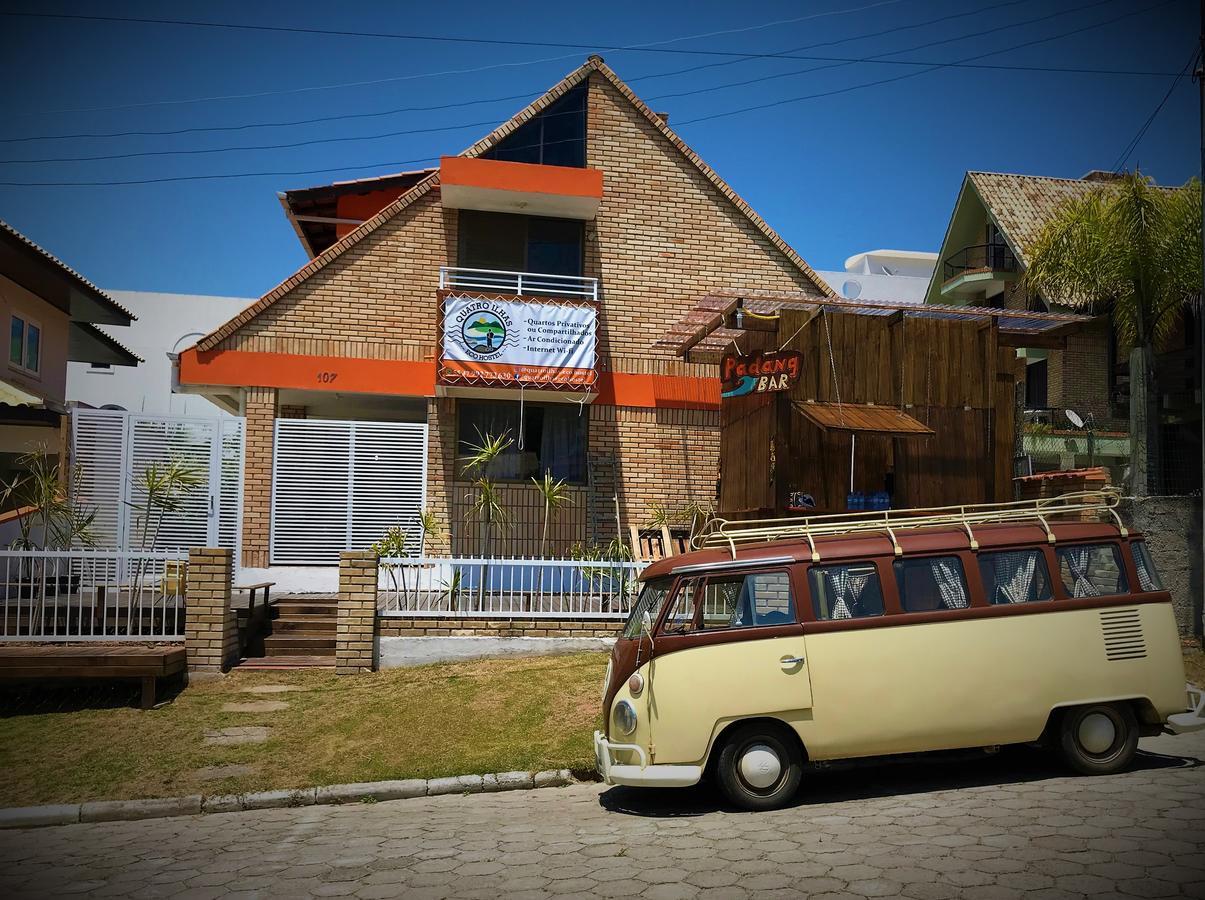 Quatro Ilhas Beach Hostel บอมบินญัส ภายนอก รูปภาพ